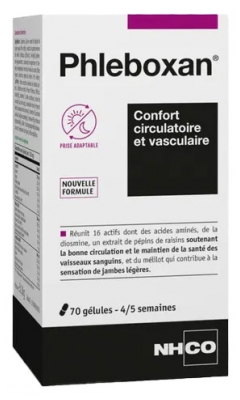 NHCO Phleboxan Confort Circulatoire et Vasculaire 70 Unités