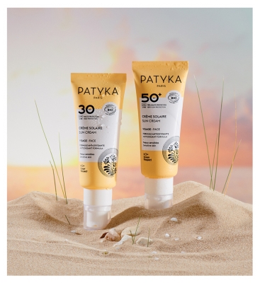 PATYKA Crème Solaire pour le Visage SPF30 Bio 40 ml