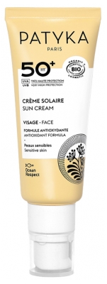 PATYKA Crème Solaire pour le Visage SPF50+ Bio 40 ml