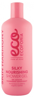Ecoforia Skin Harmony Silky Nourishing Gel Douche Nourrissant Adoucissant Mûre & Rose Musquée 400 ml