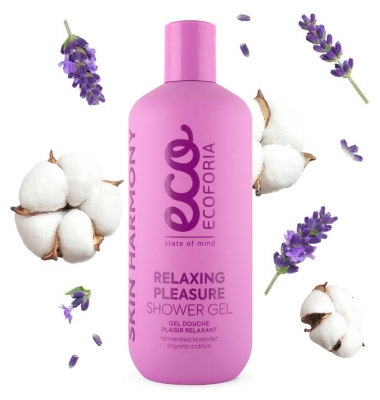 Ecoforia Skin Harmony Relaxing Pleasure Gel Douche Plaisir Relaxant Lavende & Coton 400 ml