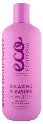 Ecoforia Skin Harmony Relaxing Pleasure Gel Douche Plaisir Relaxant Lavende & Coton 400 ml