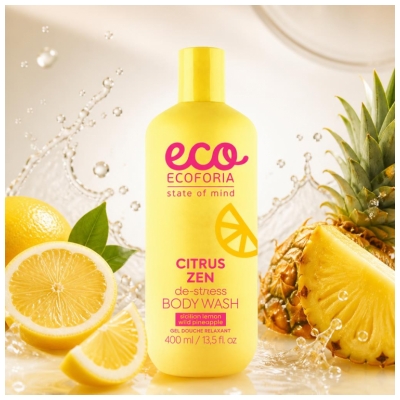 Ecoforia Skin Harmony Citrus Zen Gel Douche Relaxant Citron & Exotique 400 ml