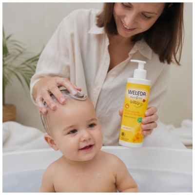 Weleda Baby Crème Lavante Corps et Cheveux 400 ml