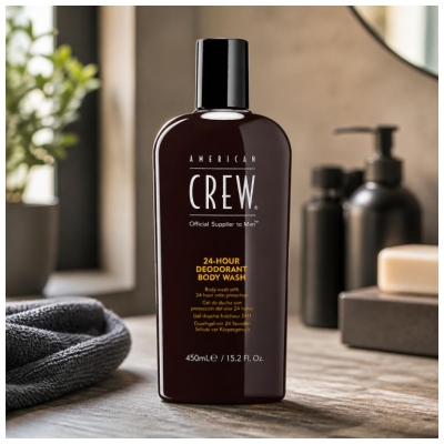 American Crew Gel Douche Fraîcheur Homme 24 Heures 450 ml