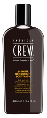 American Crew Gel Douche Fraîcheur Homme 24 Heures 450 ml