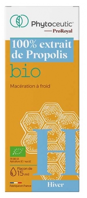 Phytoceutic ProRoyal Bio 100% Extrait de Propolis Macérer à Froid Bio 15 ml