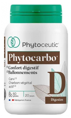 Phytoceutic Phytocarbo Digestion 60 Gélules