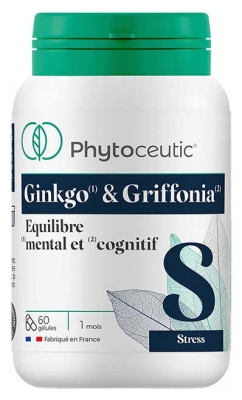 Phytoceutic Ginkgo & Griffonia Stress Bio 60 Gélules
