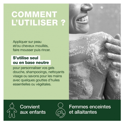Pranarôm Aromaself Gel Lavant Neutre Visage Corps Cheveux Bio 500 ml