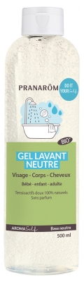 Pranarôm Aromaself Gel Lavant Neutre Visage Corps Cheveux Bio 500 ml