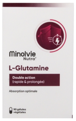 Minolvie Nutra' L-Glutamine 90 Gélules Végétales