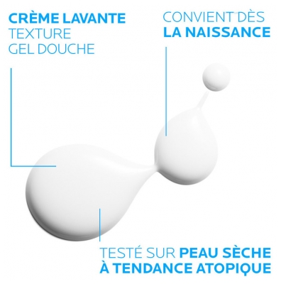 La Roche-Posay Lipikar Syndet Ap+ Crème Lavante Relipidante Éco-Recharge 400 ml