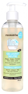 Pranarôm Aromaself Gel Lavant Neutre Visage Corps Cheveux Bio 250 ml