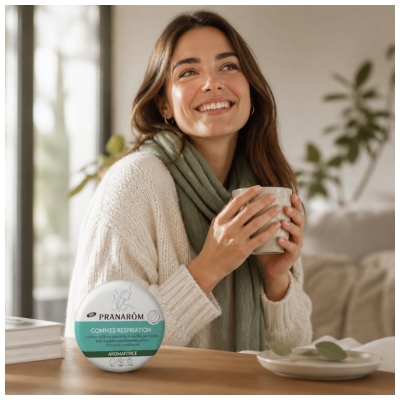 Pranarôm Aromaforce Respiration Gommes Menthe/Pin Bio 45 g