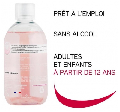 Pierre Fabre Oral Care Eluday Gencives Sensibles Bain de Bouche Quotidien 500 ml