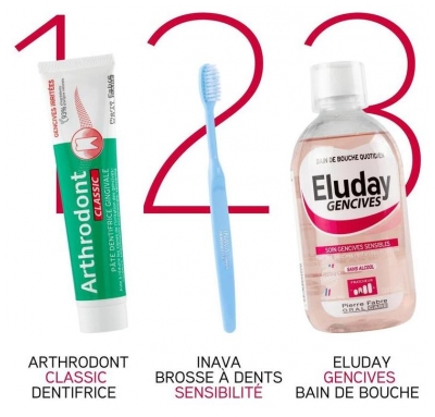 Pierre Fabre Oral Care Eluday Gencives Sensibles Bain de Bouche Quotidien 500 ml