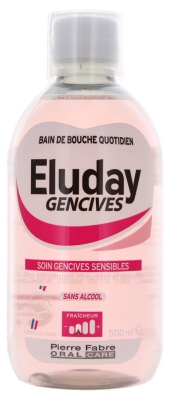 Pierre Fabre Oral Care Eluday Gencives Sensibles Bain de Bouche Quotidien 500 ml