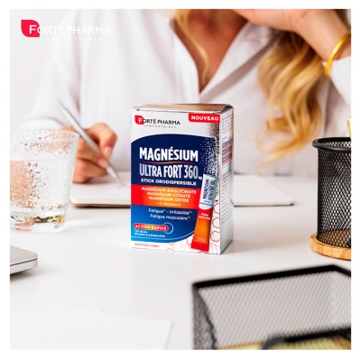 Forté Pharma Magnésium 360 mg Fatigue 20 Sticks Orodispersibles