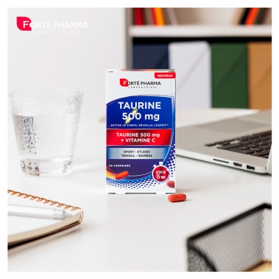 Forté Pharma Taurine 500 mg + Vitamine C 30 Comprimés