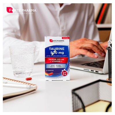 Forté Pharma Taurine 500 mg + Vitamine C 30 Comprimés