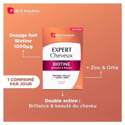 Forté Pharma Expert Cheveux Biotine 1000 30 Comprimés