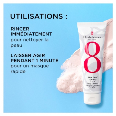 Elizabeth Arden Eight Hour HydraPlay Nettoyant 2en1 Quotidien 125 ml