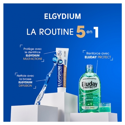 Elgydium Gel Dentifrice 5en1 Multi Actions 75 ml