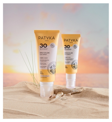 PATYKA Lait Solaire Corps Sans Traces Blanches SPF30 Bio 100 ml