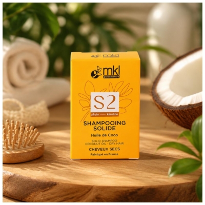 MKL Green Nature Shampoing Solide Huile de Coco 65 g