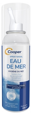 Cooper Spray Nasal Eau de Mer Hygiène du Nez 100 ml