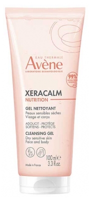 Avène XeraCalm Nutrition Gel Nettoyant Peaux Sensibles Sèches 100 ml