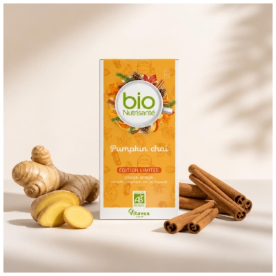 Vitavea Infusion Pumpkin Chaï Courge Orange Bio 20 Sachets