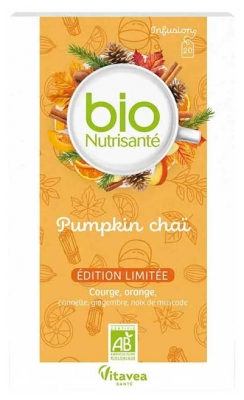 Vitavea Infusion Pumpkin Chaï Courge Orange Bio 20 Sachets