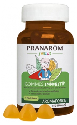 Pranarôm Aromaforce Junior Gommes Immunité + Ravintsara 60 Gommes