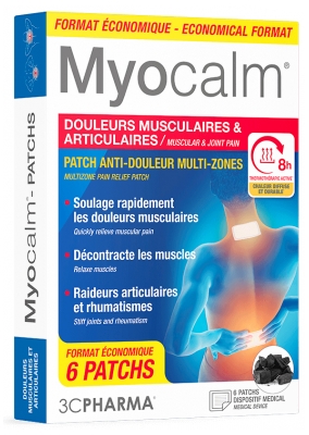 3C Pharma Myocalm 6 Patchs