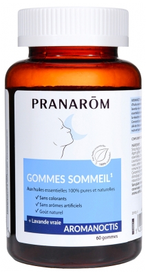 Pranarôm Aromanoctis Sommeil Lavande Vraie 60 Gommes