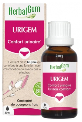HerbalGem Urigem Concentré de Bourgeons Frais Bio 30 ml