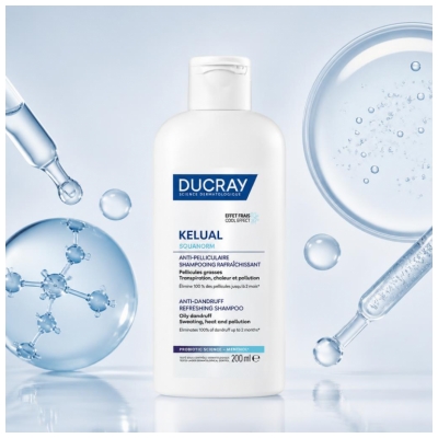 Ducray Kelual Shampoing Anti-Pelliculaire Effet Frais 200 ml