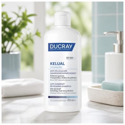 Ducray Kelual Shampoing Anti-Pelliculaire Effet Frais 400 ml