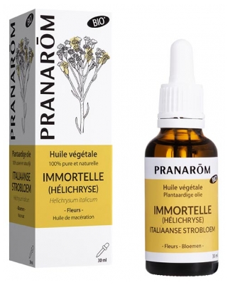 Pranarôm Huile Végétale Immortelle (Hélichryse) Fleurs Bio 30 ml