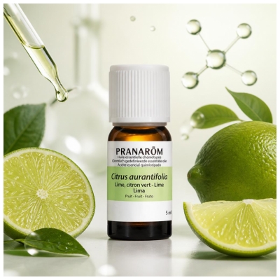 Pranarôm Huile Essentielle Lime (Citrus Aurantifolia) Hect 5 ml