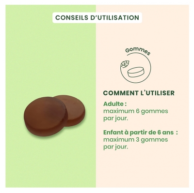 HerbalGem Gommes Chantres Adoucit et Apaise Bio 24 Gommes