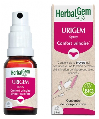 HerbalGem Urigem Spray Concentré de Bourgeons Frais Bio 15 ml
