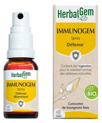 HerbalGem Immunogem Concentré de Bourgeons Frais Spray Bio 15 ml