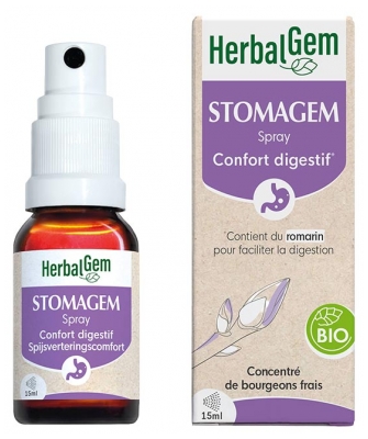 HerbalGem Stomagem Concentré de Bourgeons Frais Spray Bio 15 ml 