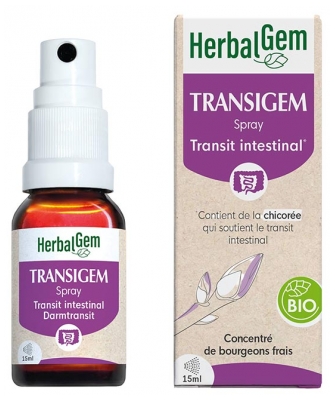HerbalGem Transigem Spray Concentré de Bourgeons Frais Bio 15 ml