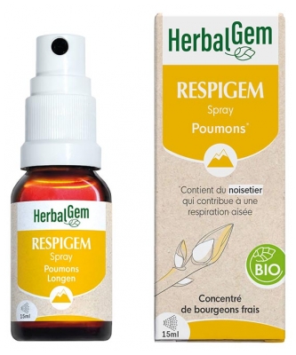 HerbalGem Respigem Concentré de Bourgeons Frais Spray Bio 30 ml