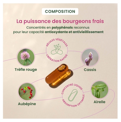 HerbalGem Réduction des Bouffées de Chaleur 30 Gélules