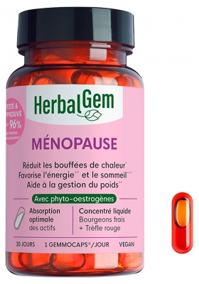 HerbalGem Réduction des Bouffées de Chaleur 30 Gélules